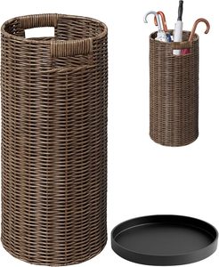 Cesta de Almacenamiento de Ratán 100% Ecológica, Porta Paraguas, Duradera, Multifuncional, Ahorra Espacio, para Entrada, Hogar u Oficina, en Oferta - Product Image 1