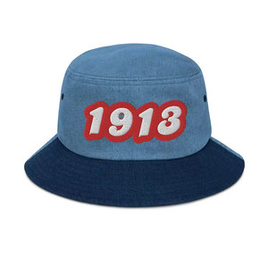 หมวกบักเก็ตสีพื้นทันสมัย ลุคคลาสสิก พิมพ์โลโก้ตามสั่ง หมวกผ้าฝ้ายสีสันโดดเด่น หมวกบักเก็ตพิมพ์ลายพราง - Product Image 1