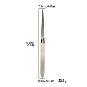 Precision Nail Shaping <b>Clip</b> 14.8cm Stainless Steel Curved Tip Tweezer Tool for Smooth Nail Trimming and Grooming - Product Image 1