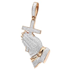 Pendentif Judith Hip Hop Unisexe de Qualité Supérieure avec Fermoir Personnalisé en Argent Sterling 925 et Moissanite VVS – Disponible au Prix Export - Product Image 1