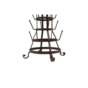 Large Capacity Iron <b>Mug</b> <b>Tree</b> Holder Stand With Multiple Hooks Multi Tier Coffee Cup Hanging Storage Rack Freestanding Kitchen - Product Image 5