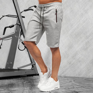 Shorts de sport unisexes personnalisés de haute qualité pour hommes, style streetwear, entraînement, décontracté, athlétique, course à pied, 100 % polyester uni - Product Image 3