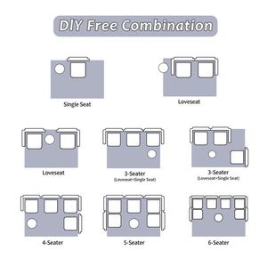 <b>Single</b> Seater Boneless Modular Sectional <b>Sofa</b> Convertible Floor <b>Bed</b> Fixed Shape Frame No Assembly Required Compression Couch - Product Image 6