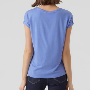 T-shirts décontractés pour femmes, coupe ajustée, qualité supérieure, vente en gros, t-shirts unis à manches courtes pour l'été - Product Image 3