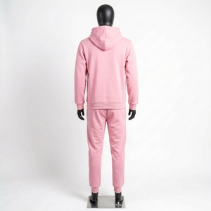 Elegante Chándal de Moda con Pedrería para Hombre, Color Sólido, Corte Holgado, Chándal Largo con Pedrería - Product Image 2