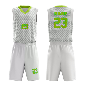 ชุดเสื้อและกางเกงบาสเก็ตบอล พร้อมสกรีนโลโก้ ชื่อ และหมายเลข สำหรับทีมกีฬา ลีก โรงเรียน วิทยาลัย มหาวิทยาลัย และเยาวชน - Product Image 3