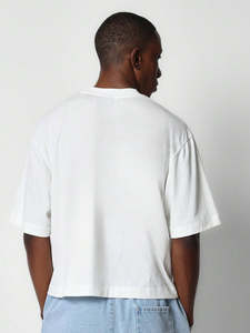 Camiseta Boxy Personalizada para Hombre, OEM, de Gran Gramaje, Oversize, Casual, Lisa, Estilo Urbano, Marca Privada, Venta al por Mayor - Product Image 5