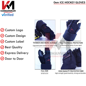 Gants de hockey sur glace de qualité supérieure, résistants aux chocs, pour l'entraînement et les matchs, équipement de protection - Product Image 2