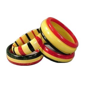 Gava – bracelet en résine mixte pour femme, bijoux artisanaux, meilleur produit en vente - Product Image 5