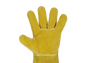 Gants de soudage résistants à la chaleur, gants de travail en cuir personnalisés, gants de soudage, conception OEM - Product Image 5