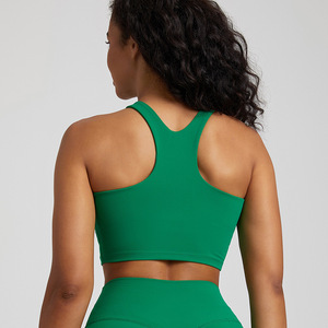 Soutien-gorge de sport anti-affaissement avec logo personnalisé, dos élégant, pour la course, le tennis et le fitness, avec fonction antichoc - Product Image 5