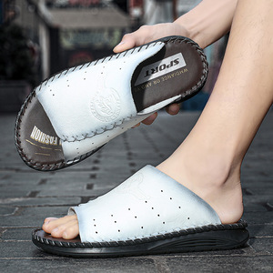 Plus Size Fisherman Open Toe <b>Slippers</b> for Men Women Outdoor Summer Trendy Breathable Soft Sole <b>Slide</b> Sandals Casual Couple Shoes - Product Image 1