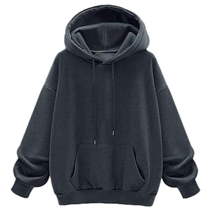 Unisex Heavyweight Cotton Blend <b>Hoodie</b> with Front Pocket and <b>Soft</b> Brushed Inner Lining - Product Image 5