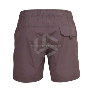 100% Cotton Fleece Eco-Friendly Quick Dry Breathable Custom Logo & Color Athletic Men's Sweat Shorts with Side <b>Strips</b> - Product Image 5