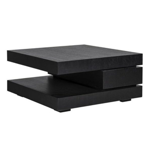 Mesa de Centro Moderna Minimalista de Estilo Mid-Century, Ecológica, Ligera, Fácil de Limpiar, Hecha a Mano con Madera de MANGO, con Almacenamiento para Sala de Estar - Product Image 1