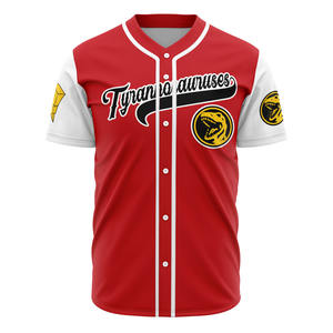 เสื้อเบสบอลแบบติดกระดุม ดีไซน์ทันสมัย ลายพรางดิจิทัล แบบซับลิเมชั่น ออกแบบเองได้ - Product Image 2