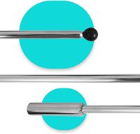 Pistolet de médication vétérinaire en acier inoxydable de 22 pouces, 5 têtes, durable, pour administration efficace des médicaments aux animaux de grande taille, marque GOLDEN