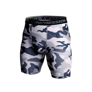 Shorts de sport pour hommes, élastiques, compressifs, respirants, à séchage rapide, pour la musculation, le fitness, les joggings décontractés - Product Image 3