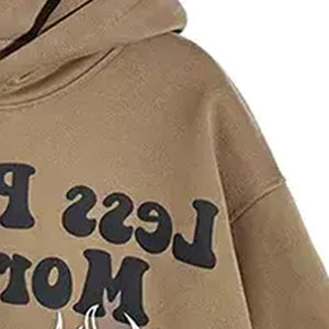 Sweat à capuche pour homme 100% coton, hiver, avec logo sur le devant - Streetwear décontracté - Product Image 6