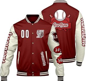 Chaqueta de Invierno Delgada y Cómoda para Hombre, Estilo Letterman, Cuello Alto, Logotipo Frontal, Resistente al Viento, Transpirable, de Secado Rápido y Alta Calidad - Product Image 1