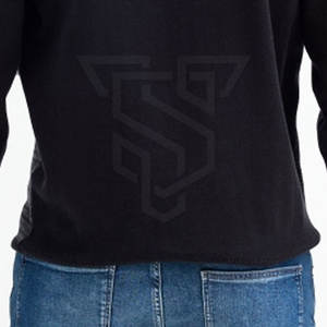 Sudadera de Punto 100% Algodón para Hombre, de Alta Calidad OEM, Diseño Invernal de Última Moda, Logotipo Personalizable, Patrón Liso, Disponible al por Mayor - Product Image 4