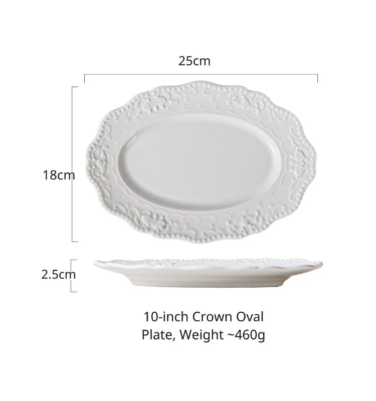 10 oval Plate