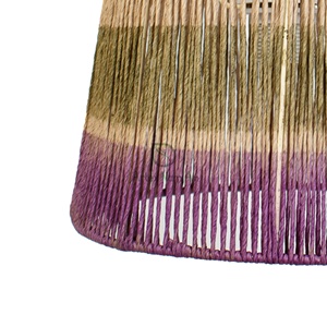 Lámpara colgante de yute tejido escandinavo, lámpara de techo colgante bohemio Bali para sala de estar, dormitorio, restaurante, decoración, granja - Product Image 5