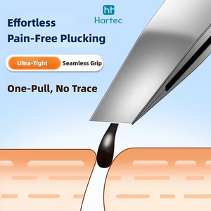 Slanted Tip Stainless Steel Eyebrow Tweezers, Precision Best Quality Product OEM ODM Service <b>Top</b> Sale Beauty Tools - Product Image 6
