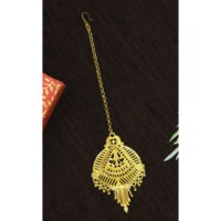 Bijoux de cheveux pour femmes Accessoire de décoration de cheveux de mariée Bandeau en épingle à cheveux plaqué or Bijoux nouvelle mode look tendance