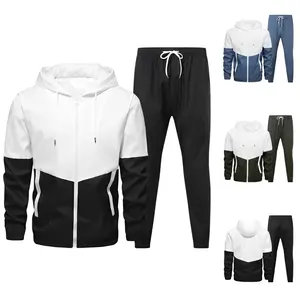 2024 High Quality <b>Men</b> Autumn <b>Jacket</b> Set Sport Slim Stretch High Quality Custom Logo Casual <b>Jacket</b> Tracksuits for <b>Men</b> - Product Image 1
