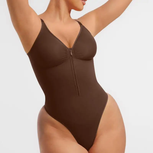 Combinaison pour femme, hiver-printemps, tissu uni lisse, respirant, séchage rapide, coupe ajustée, élégante, stylée, à porter au quotidien - Product Image 5