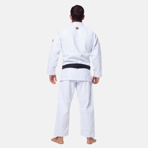 Kimono de karaté 100% coton durable pour adulte unisexe, tenue d'arts martiaux coupe ample, style uni teint - Product Image 2