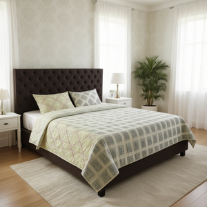 Imperial 3-Piece Premium Bedding <b>Set</b> 300TC Cotton Blend 60x90 Inch Single Size Quilt Cover & <b>Comforter</b> for Home or Hotel - Product Image 3