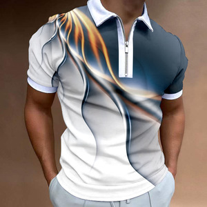 Camisetas Polo para Hombre con Estampado Tie-Dye Degradado, Talla Grande 6XL, Manga Corta, Impresión 3D, Estilo Urbano, Camiseta Polo Casual de Verano - Product Image 2
