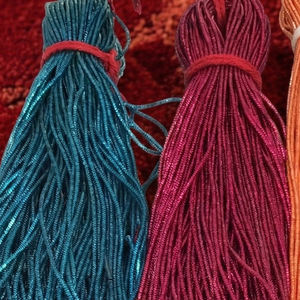 Hilo Metálico Navia de Lujo, Colorido, Tipo Bullion Francés, para Bordado, Liso, Dorado, en Espiral, Resistente al Agua y Ecológico - Product Image 2