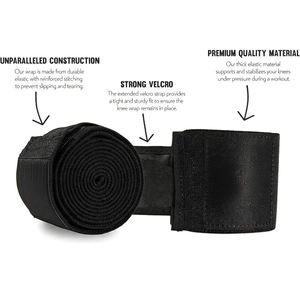 Nuevas Rodilleras Ajustables para Levantamiento de Pesas, Soporte de Rodilla Unisex, Personalizables OEM, Protección Elástica para Entrenamiento en Gimnasio - Product Image 4