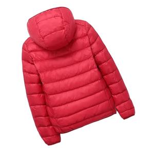 Women's Ultra-<b>Light</b> <b>Duck</b> down Jacket Autumn/Winter Waterproof Hooded Puffer Coat Portable Female Thin Outerwear - Product Image 1