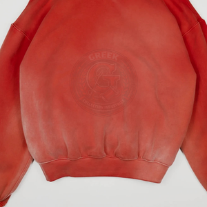 Sudadera con Capucha de Algodón Lavado al Ácido para Mujer, Sudadera de Felpa Premium con Diseño Holgado y Cómodo para Colecciones de Ropa Urbana - Product Image 5