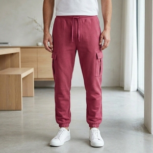 Outdoor Use Straight Casual Mid Waist Lightweight Comfortable Men's Sweat <b>Trouser</b> 100% Cotton Eco Friendly Best Selling - Product Image 2