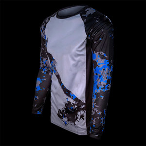 Maillot de motocross de haute qualité en sublimation, 100% polyester, manches longues, respirant, vêtements de sport, maillot de course de motocross, séchage rapide - Product Image 2