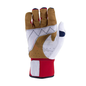 Firm <b>Hold</b> Baseball Batting <b>Gloves</b> With Locked Fit Cuff And Soft Palm Texture <b>For</b> Advanced Swing Support - Product Image 2