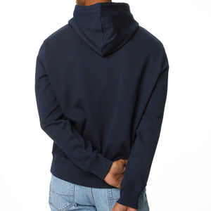 Sweat-shirt à capuche pour homme avec cordon de serrage, 100% coton molletonné, capuche réglable, doux, chaud, manches longues, décontracté, à porter au quotidien - Product Image 2