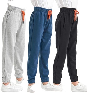 Pantalon de jogging en molleton pour homme, taille élastique personnalisée, coupe droite, uni, style décontracté, pour l'hiver, vente en gros - Product Image 6