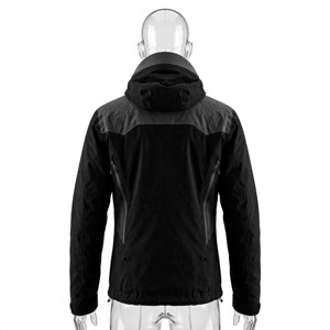 Chaqueta de Esquí Impermeable con Capucha para Hombre, Estilo Deportivo, Color Negro, Ropa de Invierno para Exteriores, Cierre de Cremallera de Poliéster, Corte Regular - Product Image 2