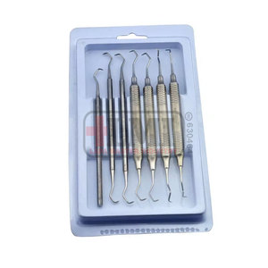 Ensembles complets d'instruments dentaires manuels en acier inoxydable, dotés d'outils de précision et de poignées ergonomiques - Product Image 2