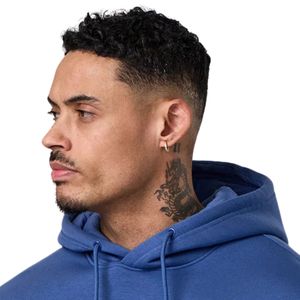 Mens Royal Blue Pullover Hoodie Casual Fleece Sweatshirt Long Sleeve Winter Gymwear Apparel Hoodie - Product Image 3