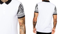 Chemise d'été décontractée à manches courtes pour homme, infroissable, respirante, personnalisable avec logo de marque, impression sérigraphique, tissu tricoté