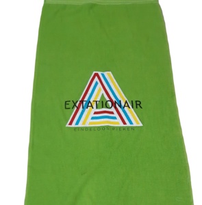 ผ้าขนหนูอาบน้ำสีพื้น ผ้าด็อบบี้ 100% ผ้าฝ้าย แห้งเร็ว สำหรับใช้ในบ้าน - Product Image 3