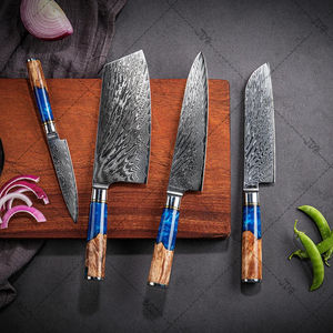 Cuchillo de Chef Profesional de 8 Pulgadas, Cuchillo de Cocina de Acero Inoxidable para Rebanar, Mango de Madera Pakka, Diseño Tradicional para Restaurantes y Regalos - Product Image 6
