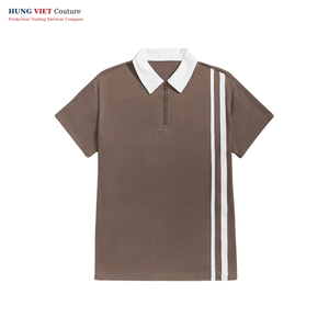 Sublimación personalizada para hombre Polos Camiseta de manga corta de poliéster de punto Polo para hombres - Product Image 3